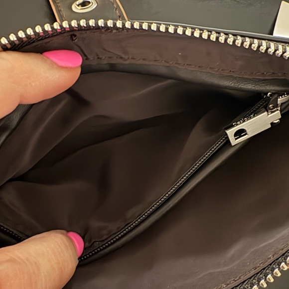 Desigual Brown Crossbody Bag with Floral Appliqué  Accents - Picture 7 of 12